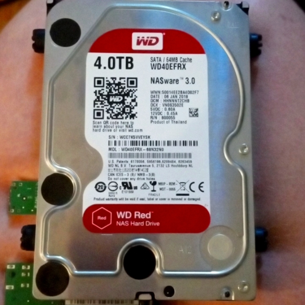WD Red NAS hardrive 4TB